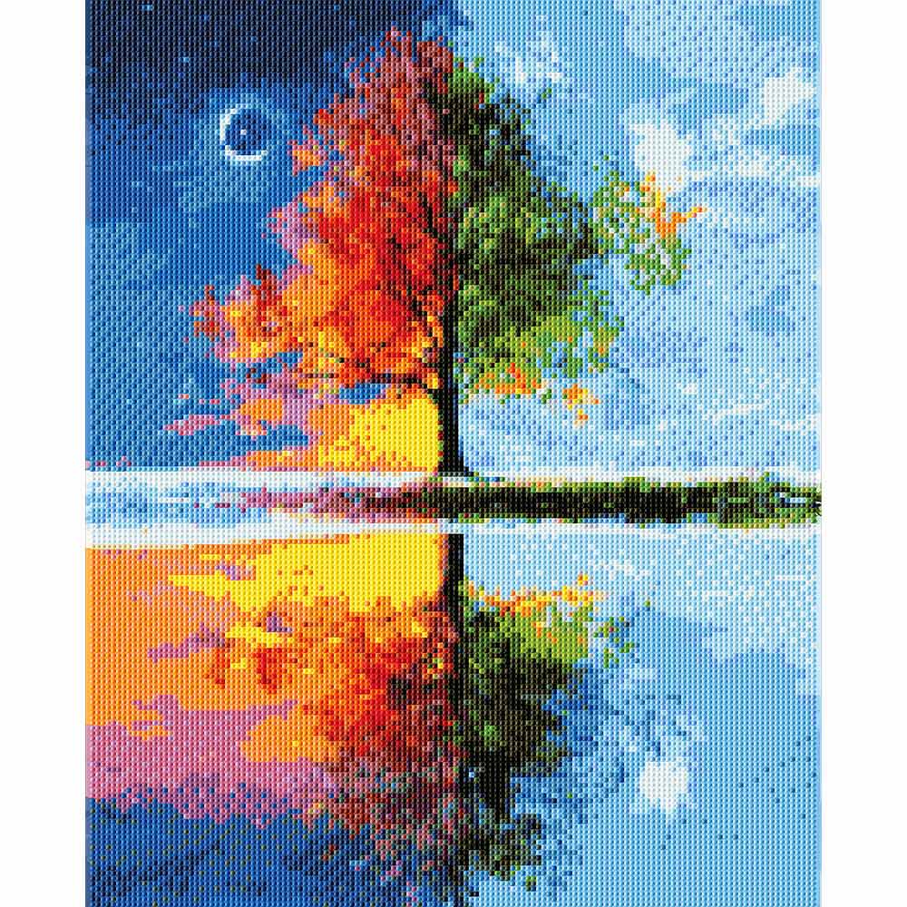 Diamond Painting Kits 15.7" x 19.6" (40 x 50cm) Four Seasons - Diamond Painting Kit