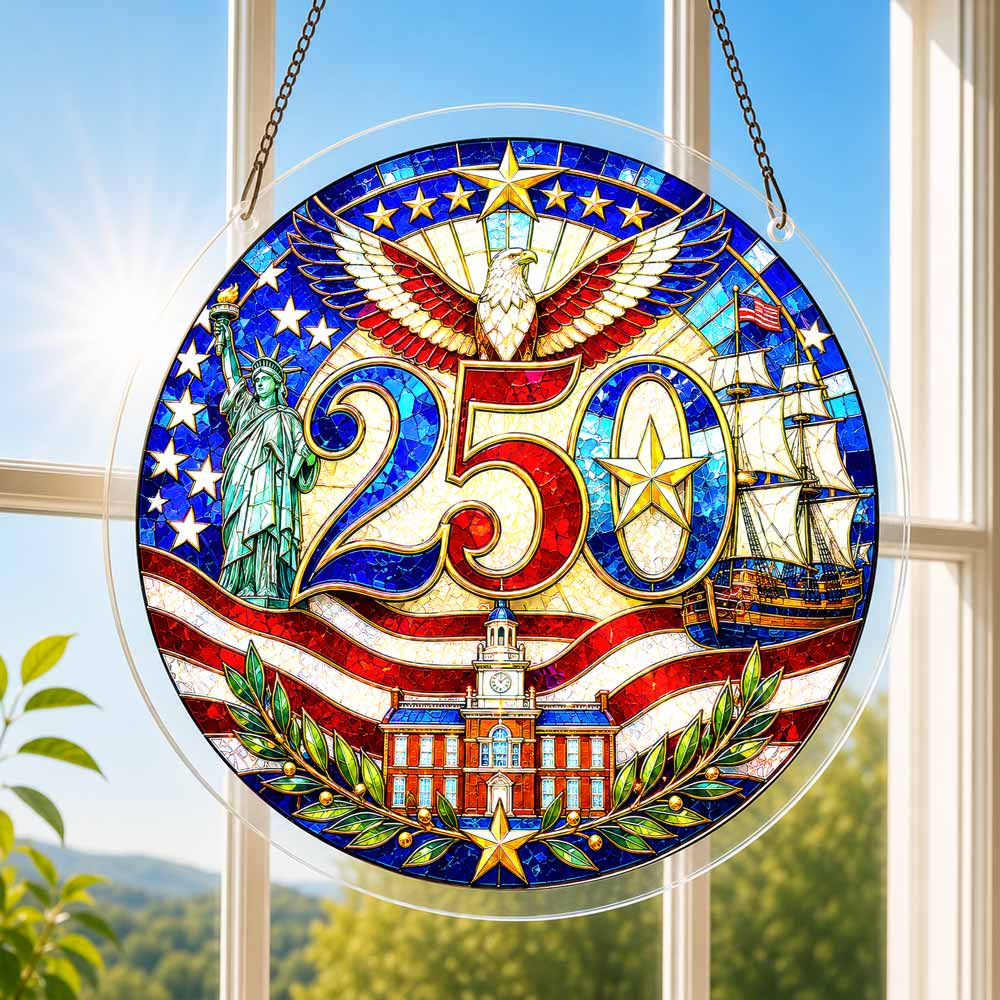 Acrylic Jigsaw Puzzle Acrylic Jigsaw Puzzle Suncatcher - Freedom Celebration