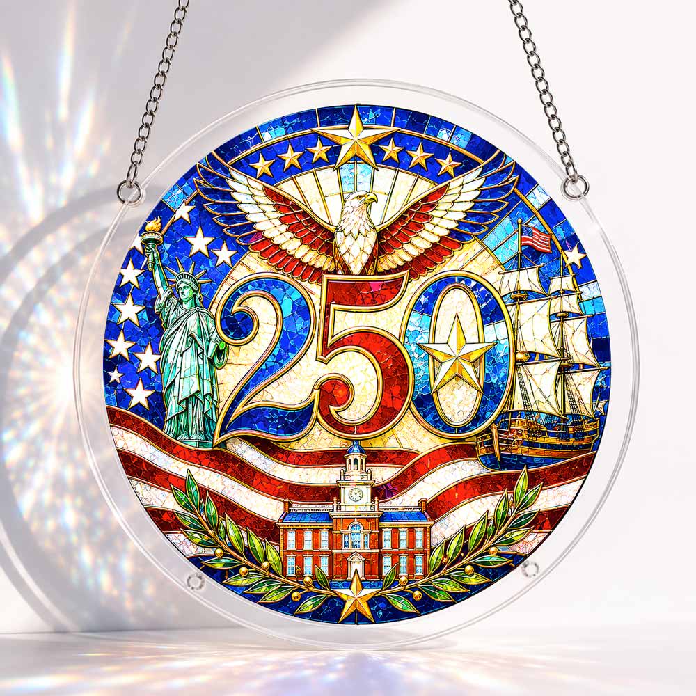 Acrylic Jigsaw Puzzle Acrylic Jigsaw Puzzle Suncatcher - Freedom Celebration