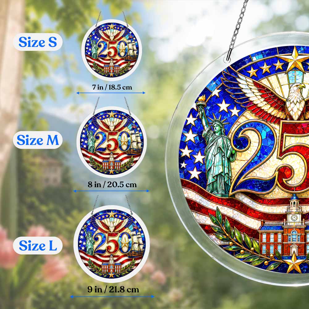 Acrylic Jigsaw Puzzle Acrylic Jigsaw Puzzle Suncatcher - Freedom Celebration