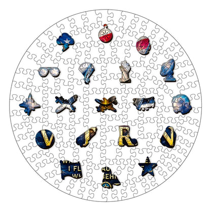 Animal Jigsaw Puzzle > Wooden Jigsaw Puzzle > Jigsaw Puzzle Freedom Fighter - Wooden Jigsaw Puzzle