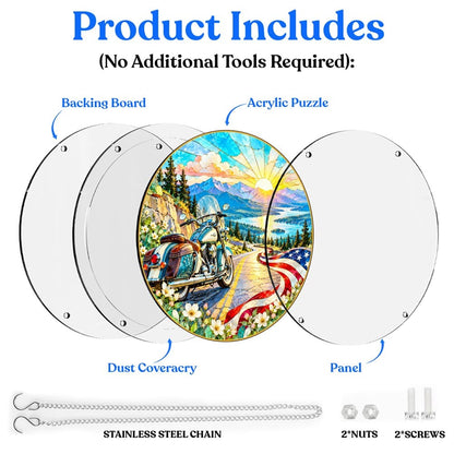 Acrylic Jigsaw Puzzle Acrylic Jigsaw Puzzle Suncatcher - Freedom Road