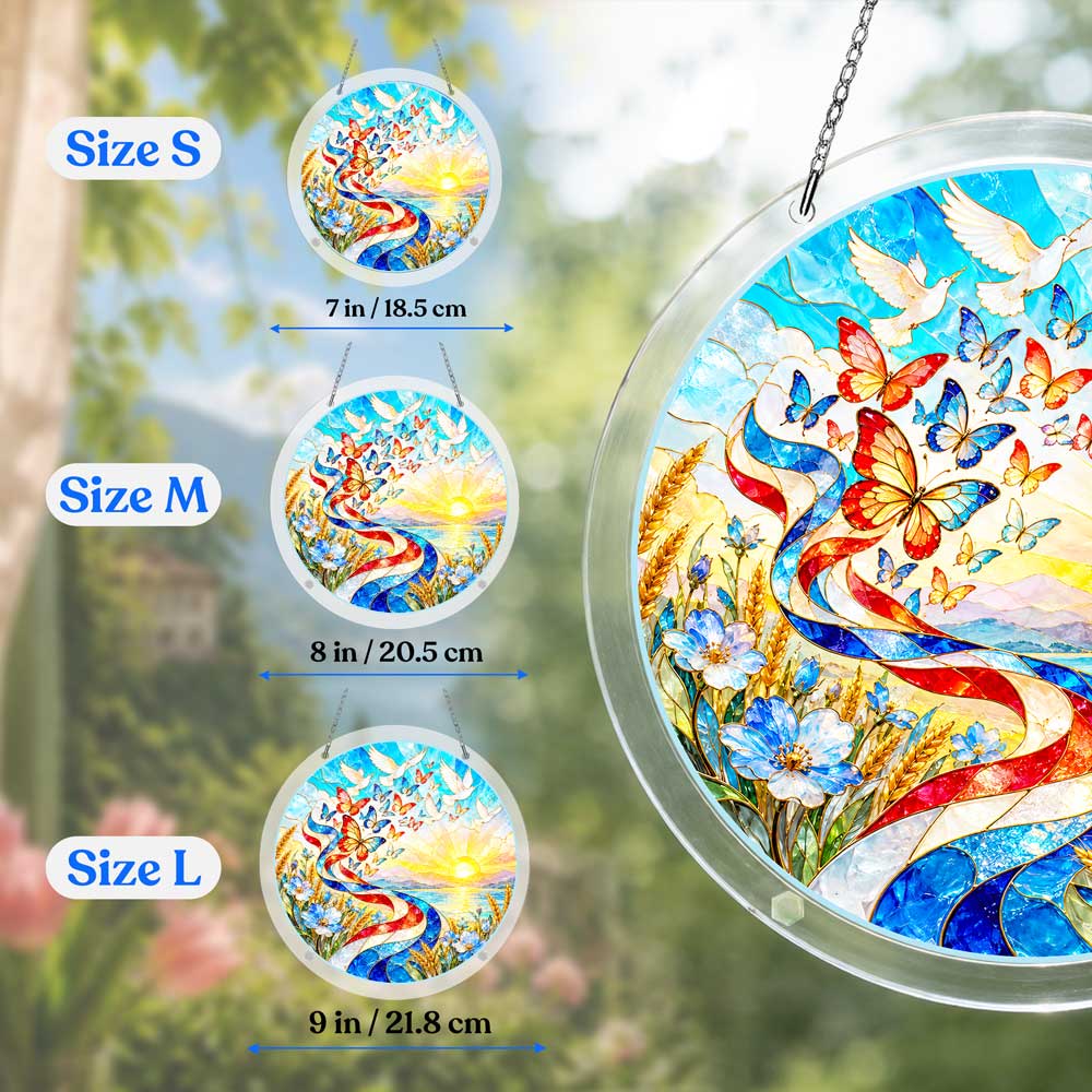 Acrylic Jigsaw Puzzle Acrylic Jigsaw Puzzle Suncatcher - Freedom Takes Flight