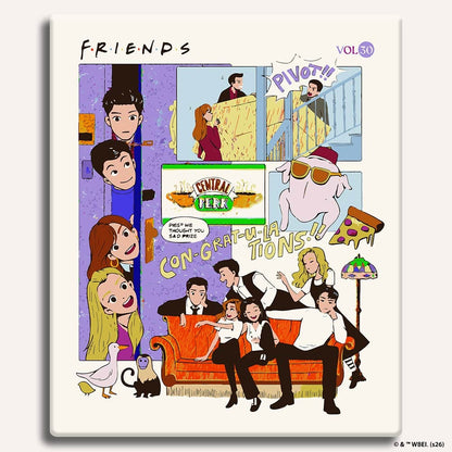 Painting By Numbers Kits 15.7" x 18.9" (40x48cm) Friends Forever - Paint By Numbers Kit