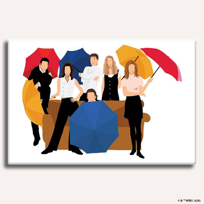 Painting By Numbers Kits 11.8" x 17.7" (30x45cm) Friends - Paint By Numbers Kit