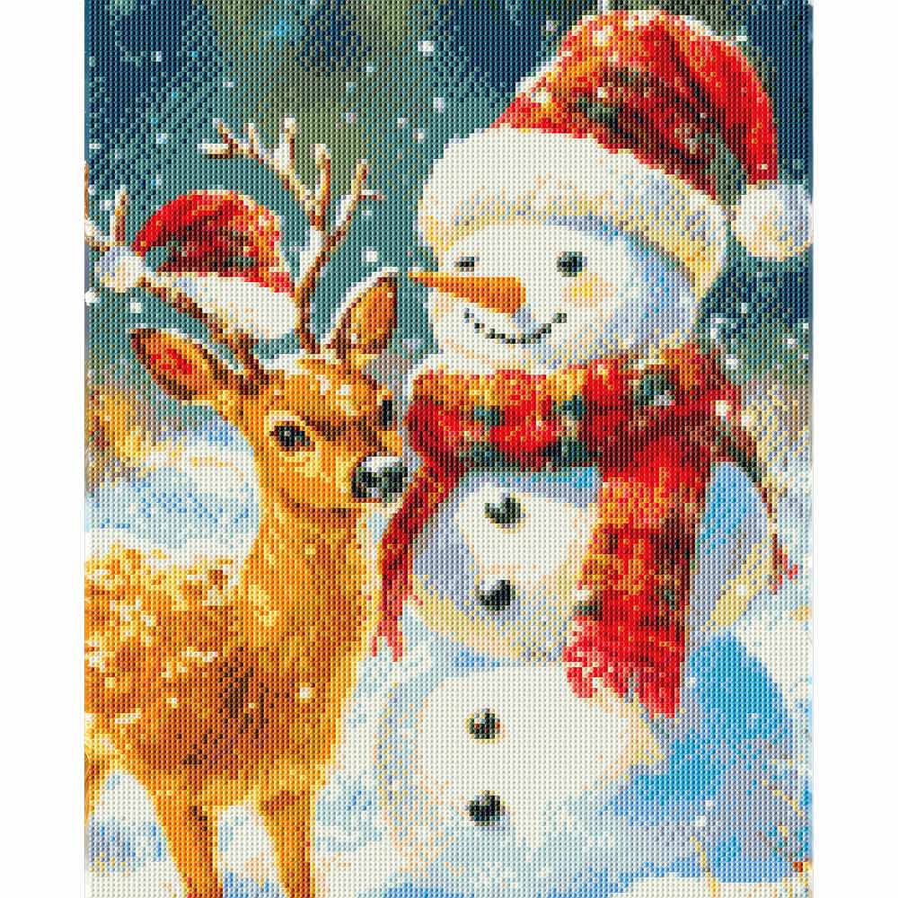 Diamond Painting Kits 15.7" x 19.6" (40 x 50cm) Frosty Friends - Diamond Painting Kit