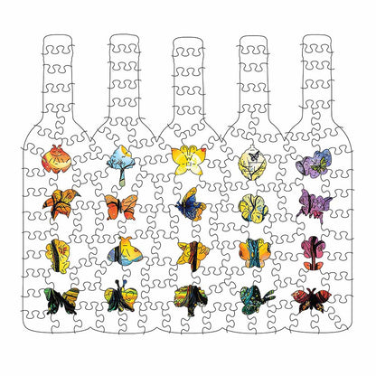 Animal Jigsaw Puzzle > Wooden Jigsaw Puzzle > Jigsaw Puzzle 🔥Last Day - Secret Bottles - Wooden Jigsaw Puzzle