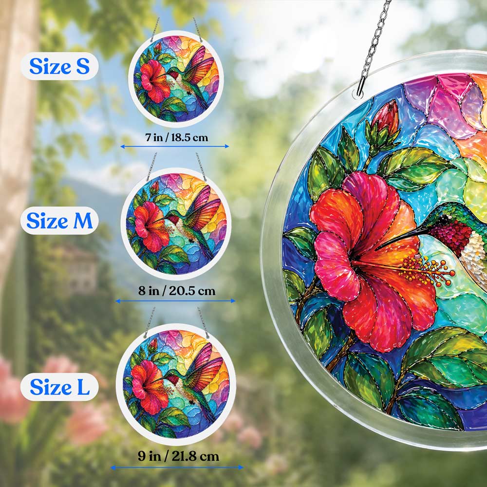 Acrylic Jigsaw Puzzle Garden Hummingbird - Acrylic Jigsaw Puzzle