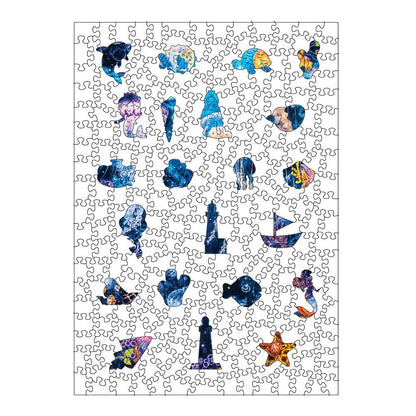 Wooden Jigsaw Puzzles Ocean Glow - Jigsaw Puzzle