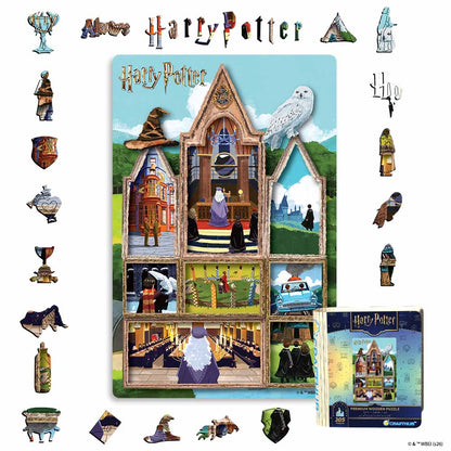 Magical Hogwarts – Wooden Jigsaw Puzzle