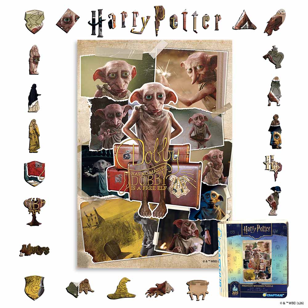 Dobby the Free Elf – Wooden Jigsaw Puzzle