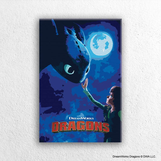 Painting By Numbers Kits 12.6" x 18.9" (32x48cm) First Touch - Paint By Numbers Kit