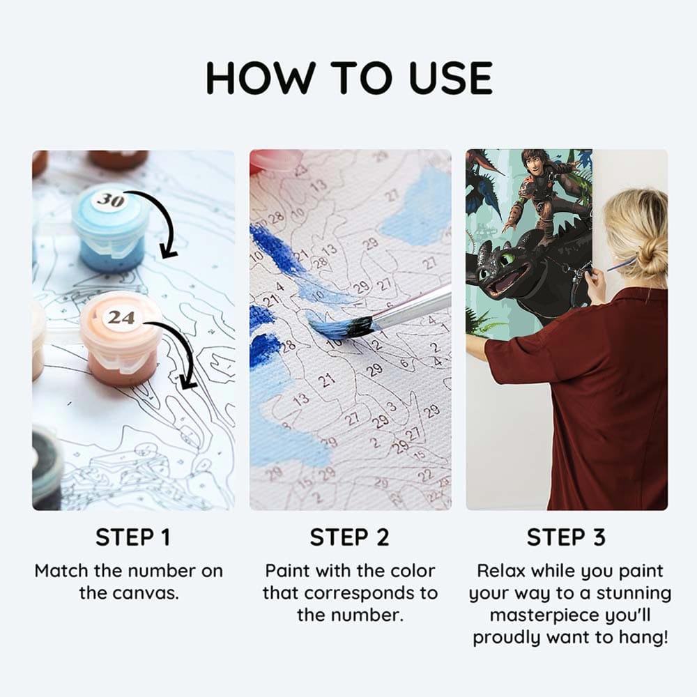 Painting By Numbers Kits 13.8" x 19.7" (35x50cm) Flight Brothers - Paint By Numbers Kit