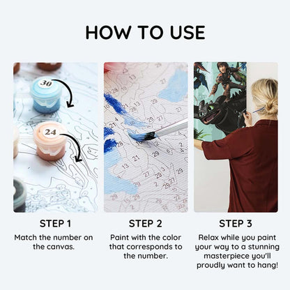 Painting By Numbers Kits 13.8" x 19.7" (35x50cm) Flight Brothers - Paint By Numbers Kit