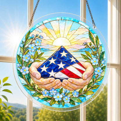 Acrylic Jigsaw Puzzle Acrylic Jigsaw Puzzle Suncatcher - Hands of Gratitude