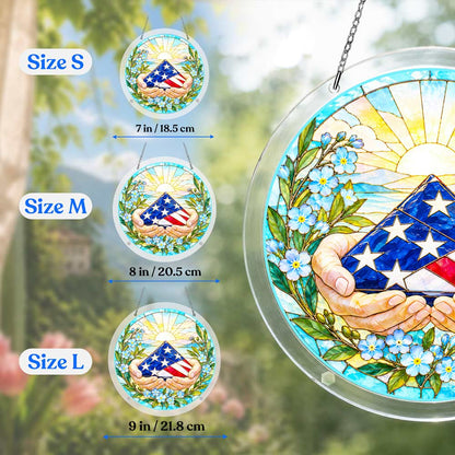 Acrylic Jigsaw Puzzle Acrylic Jigsaw Puzzle Suncatcher - Hands of Gratitude