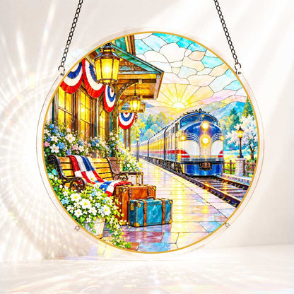Acrylic Jigsaw Puzzle S - (7 inch) Acrylic Jigsaw Puzzle Suncatcher - Homecoming Express