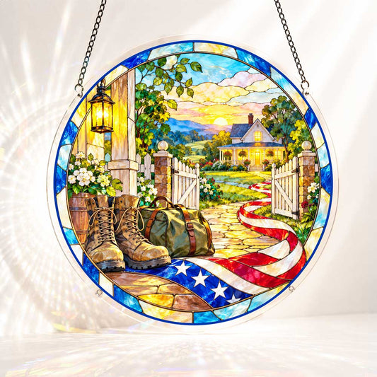 Acrylic Jigsaw Puzzle S - (7 inch) Acrylic Jigsaw Puzzle Suncatcher - Homecoming Light