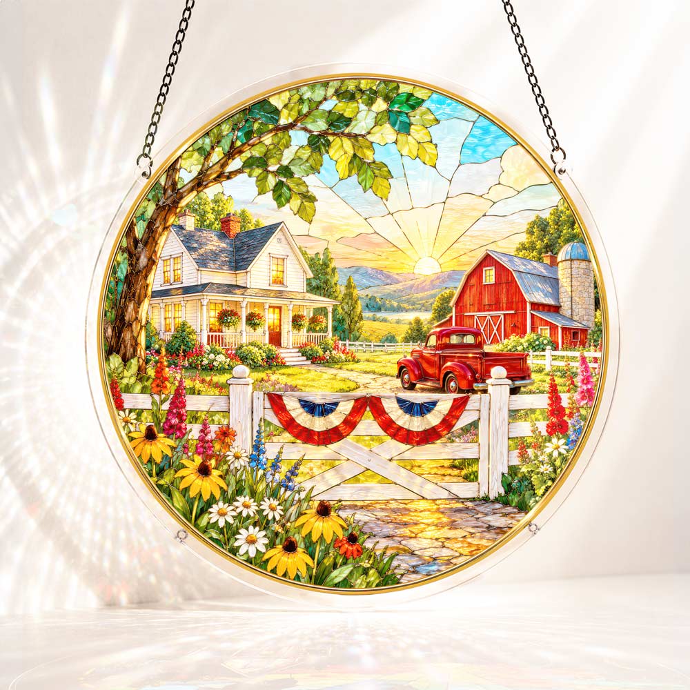 Acrylic Jigsaw Puzzle S - (7 inch) Acrylic Jigsaw Puzzle Suncatcher - Hometown Honor
