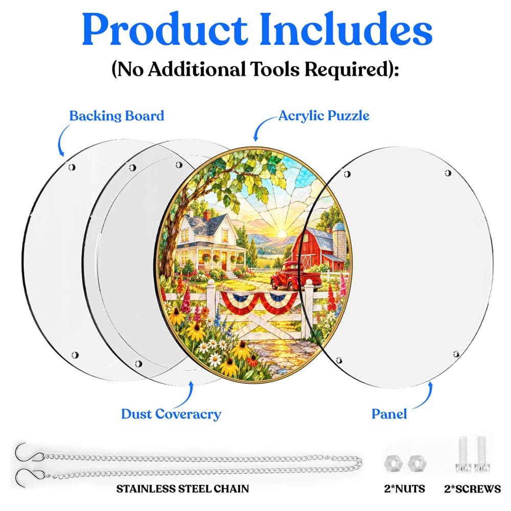 Acrylic Jigsaw Puzzle Acrylic Jigsaw Puzzle Suncatcher - Hometown Honor