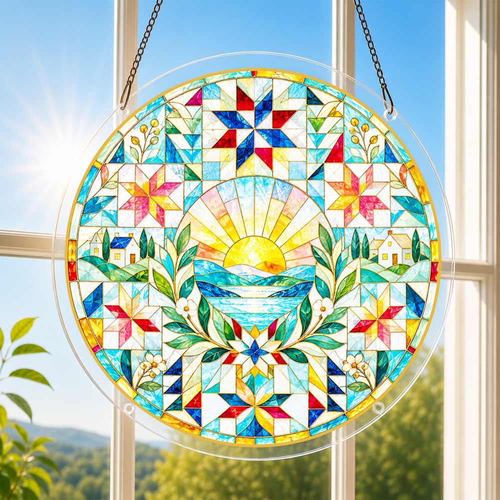 Acrylic Jigsaw Puzzle Acrylic Jigsaw Puzzle Suncatcher - Homeward Harmony