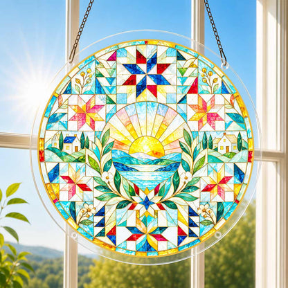 Acrylic Jigsaw Puzzle Acrylic Jigsaw Puzzle Suncatcher - Homeward Harmony