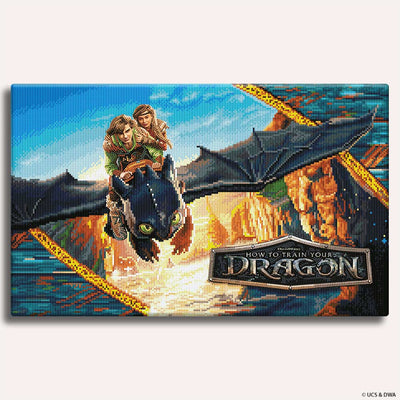 Diamond Painting Kits 25.4" x 15.6" / 65cm x 40cm How to Train Your Dragon - Diamond Painting Kit