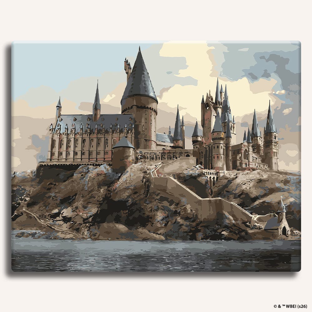 Painting By Numbers Kits Without Frame Hogwarts Castle - Paint By Numbers Kit
