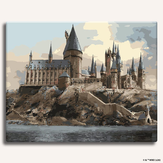 Painting By Numbers Kits Without Frame Hogwarts Castle - Paint By Numbers Kit