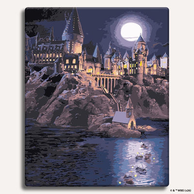 Painting By Numbers Kits Without Frame Boats To Hogwarts - Paint By Numbers Kit