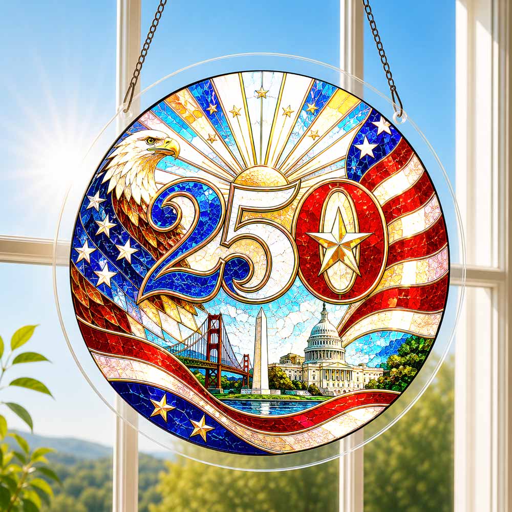 Acrylic Jigsaw Puzzle Acrylic Jigsaw Puzzle Suncatcher - Independence Pride