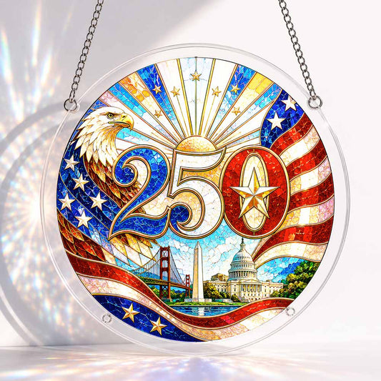 Acrylic Jigsaw Puzzle Acrylic Jigsaw Puzzle Suncatcher - Independence Pride