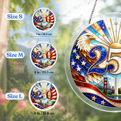Acrylic Jigsaw Puzzle Acrylic Jigsaw Puzzle Suncatcher - Independence Pride