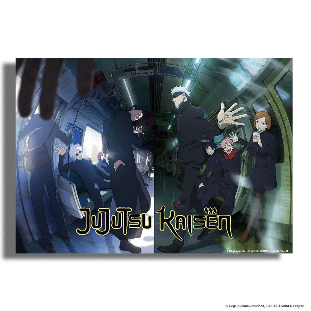 Animal Jigsaw Puzzle > Wooden Jigsaw Puzzle > Jigsaw Puzzle Jujutsu Subway Team - Wooden Jigsaw Puzzle