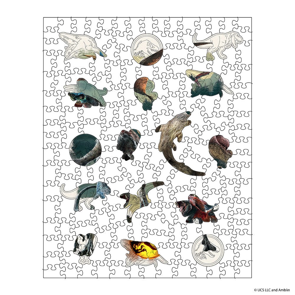 Wooden Jigsaw Puzzles Jurassic Predators - Wooden Jigsaw Puzzle