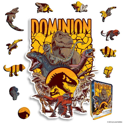 Wooden Jigsaw Puzzles A4 + Wooden Gift Box Dominion - Wooden Jigsaw Puzzle