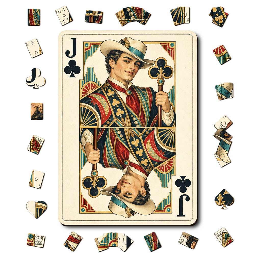Animal Jigsaw Puzzle > Wooden Jigsaw Puzzle > Jigsaw Puzzle A5/Small Jack Club - Wooden Jigsaw Puzzle