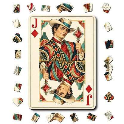 Animal Jigsaw Puzzle > Wooden Jigsaw Puzzle > Jigsaw Puzzle A5/Small Jack Diamond - Wooden Jigsaw Puzzle
