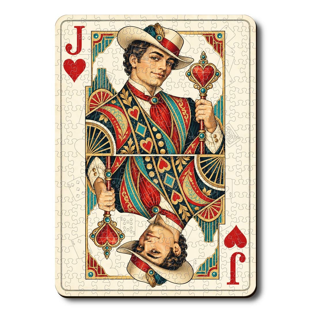 Animal Jigsaw Puzzle > Wooden Jigsaw Puzzle > Jigsaw Puzzle Jack Heart - Wooden Jigsaw Puzzle