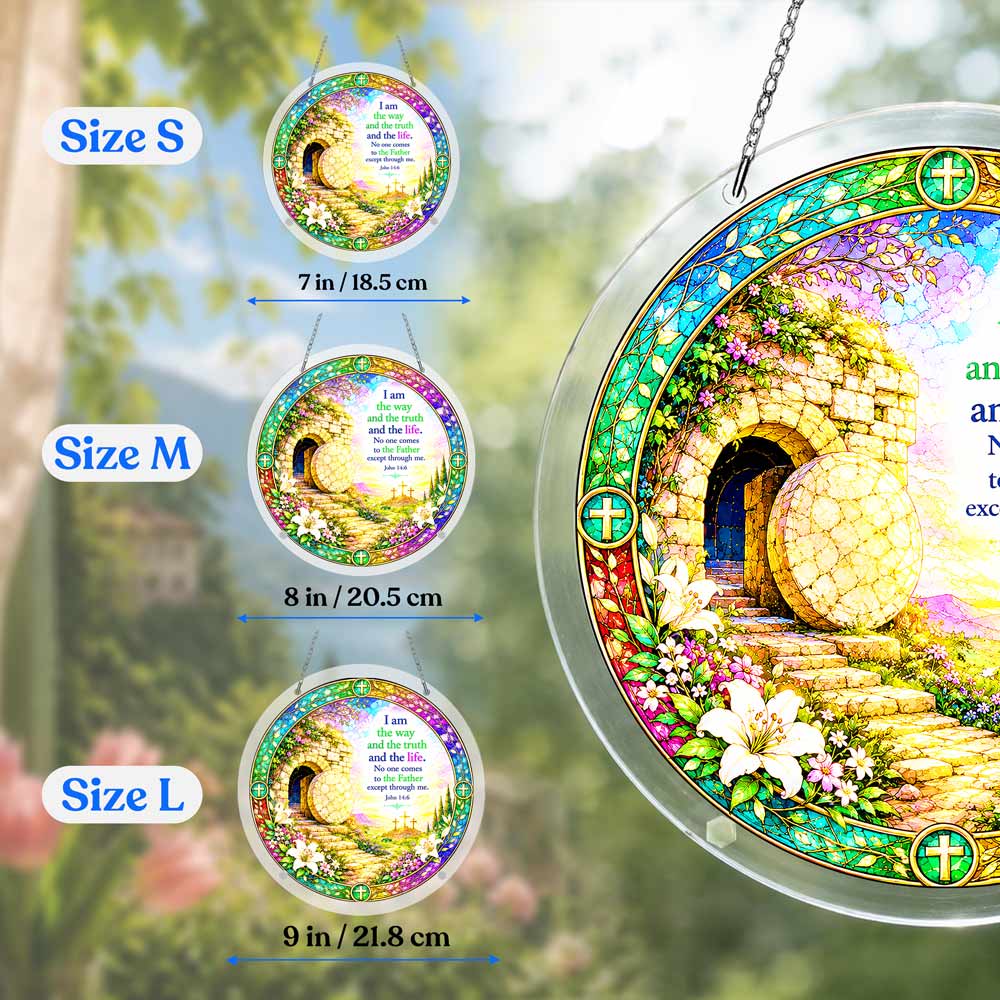 Animal Jigsaw Puzzle > Wooden Jigsaw Puzzle > Jigsaw Puzzle Acrylic Jigsaw Puzzle Suncatcher - John 14-6