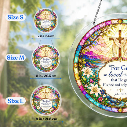 Animal Jigsaw Puzzle > Wooden Jigsaw Puzzle > Jigsaw Puzzle Acrylic Jigsaw Puzzle Suncatcher - John 3:16
