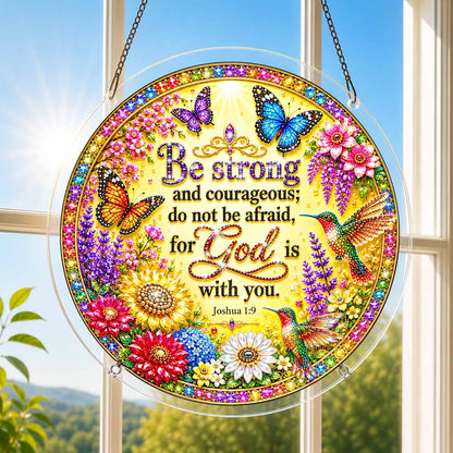Animal Jigsaw Puzzle > Wooden Jigsaw Puzzle > Jigsaw Puzzle Acrylic Jigsaw Puzzle Suncatcher - Joshua 1:9