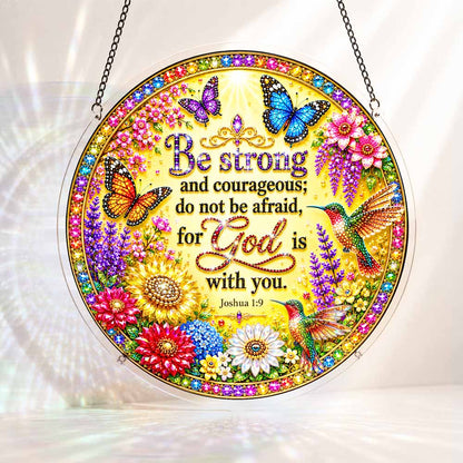 Animal Jigsaw Puzzle > Wooden Jigsaw Puzzle > Jigsaw Puzzle S - (7 inch) Acrylic Jigsaw Puzzle Suncatcher - Joshua 1:9