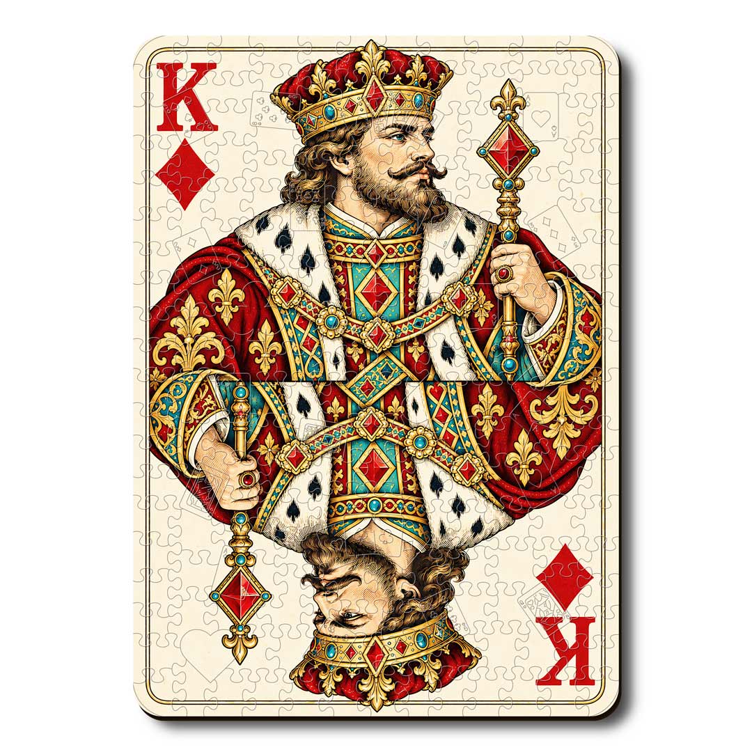Animal Jigsaw Puzzle > Wooden Jigsaw Puzzle > Jigsaw Puzzle King Diamond - Wooden Jigsaw Puzzle