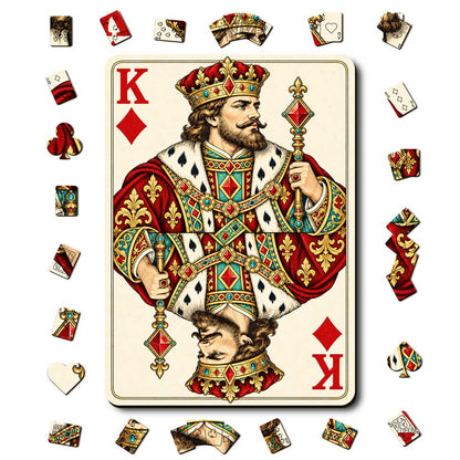 Animal Jigsaw Puzzle > Wooden Jigsaw Puzzle > Jigsaw Puzzle A5/Small King Diamond - Wooden Jigsaw Puzzle