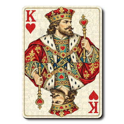 Animal Jigsaw Puzzle > Wooden Jigsaw Puzzle > Jigsaw Puzzle King Heart - Wooden Jigsaw Puzzle