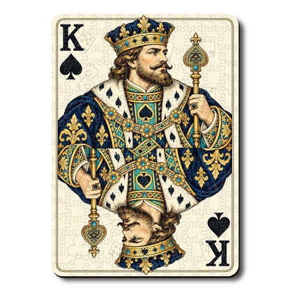 Animal Jigsaw Puzzle > Wooden Jigsaw Puzzle > Jigsaw Puzzle King Spade - Wooden Jigsaw Puzzle