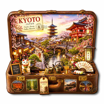 Animal Jigsaw Puzzle > Wooden Jigsaw Puzzle > Jigsaw Puzzle 🔥Limited Edition🔥8-Pack World City Travel Case - Wooden Jigsaw Puzzle Set