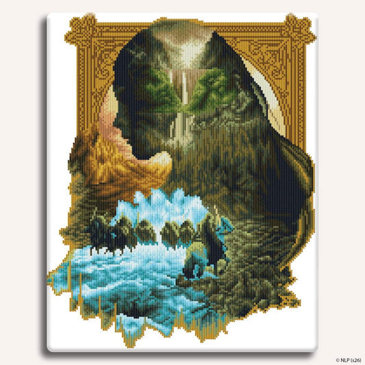Diamond Painting Kits 17.6" x 21.5" / 45cm x 55cm Echoes of Middle-earth - Diamond Painting Kit
