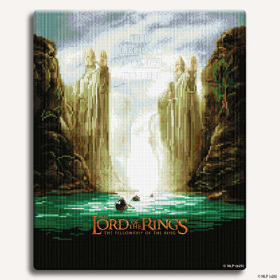 Diamond Painting Kits 17.7" x 21.7" / 45cm x 55cm The Gates of Argonath - Diamond Painting Kit